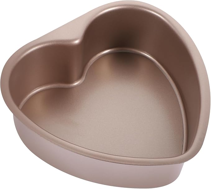 VOSAREA Heart Shaped Cake Pans with Removable Bottom Stainless Steel Heart Cake Mold Springforms Cheesecake Pan Diy Baking Mold Tool for Valentines Day Wedding (8 Inch) by Vosarea