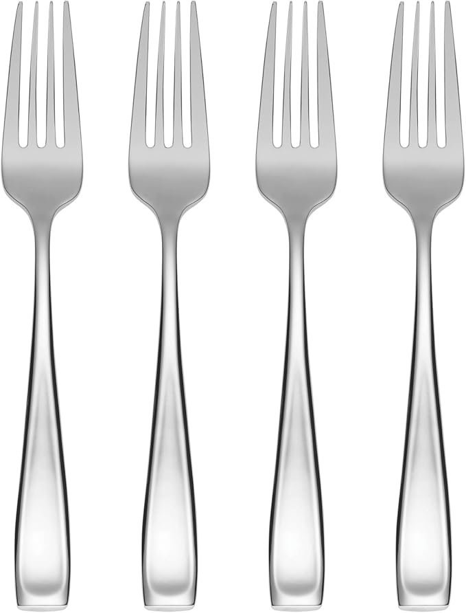 Oneida Moda Salad Forks, Stainless Set of 4 by Oneida
