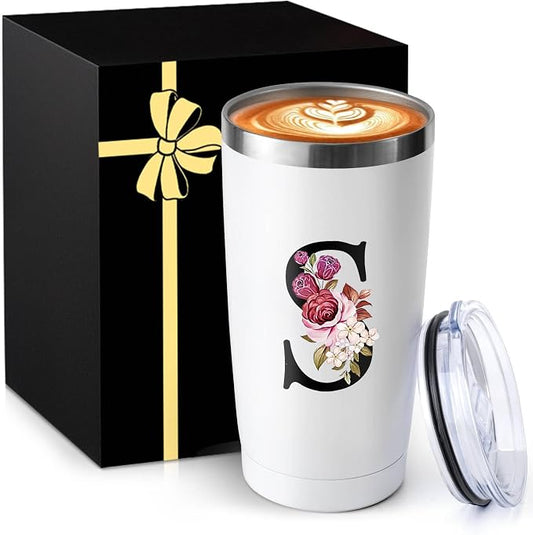 20 Oz Insulated Coffee Cup with Lid Car Tumbler Travel Mug Women Christmas Xmas Birthday Ideas New Step Bonus Mom Daughter Son Law Unique Who Have Good Special Busy Useful Adult Gift Custom Present by MNZZ