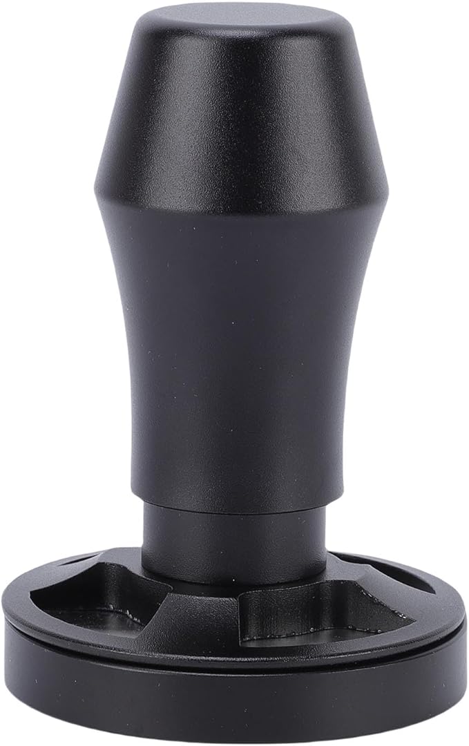 58mm Spring Loaded Coffee Tamper with Automatic Rebound, AntiClog, and Constant Pressure for Home and Coffee Shop Use