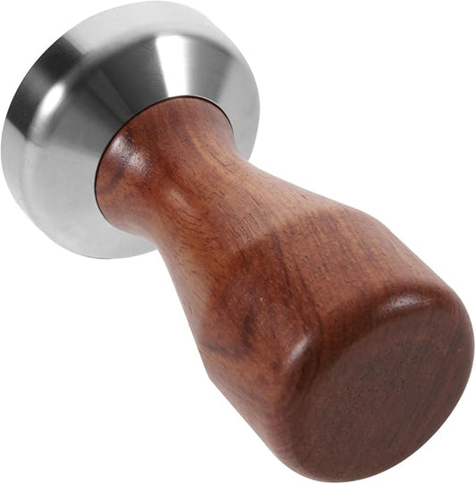 Espresso Tamper Stainless Steel Coffee Presser with Handle Flat Base Reusable Powder Press for Home and Professional Use