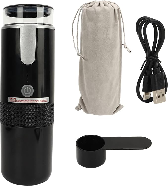 Portable Handheld Mini Coffeemaker Machine Auto Coffee Maker for Camping Travel Americano K Cup Capsule, Rechargeable Type C for Coffee Lovers - Image 6