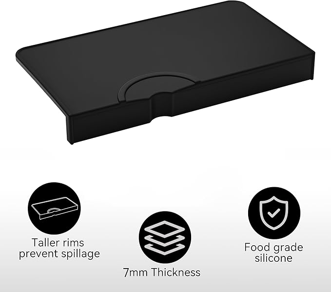 Apexstone Silicone Coffee Tamper Mat 10.43 Inch X 6 Inch, Espresso Silicone Mat, Coffee Tamp Mat, Espresso Tamper Mat