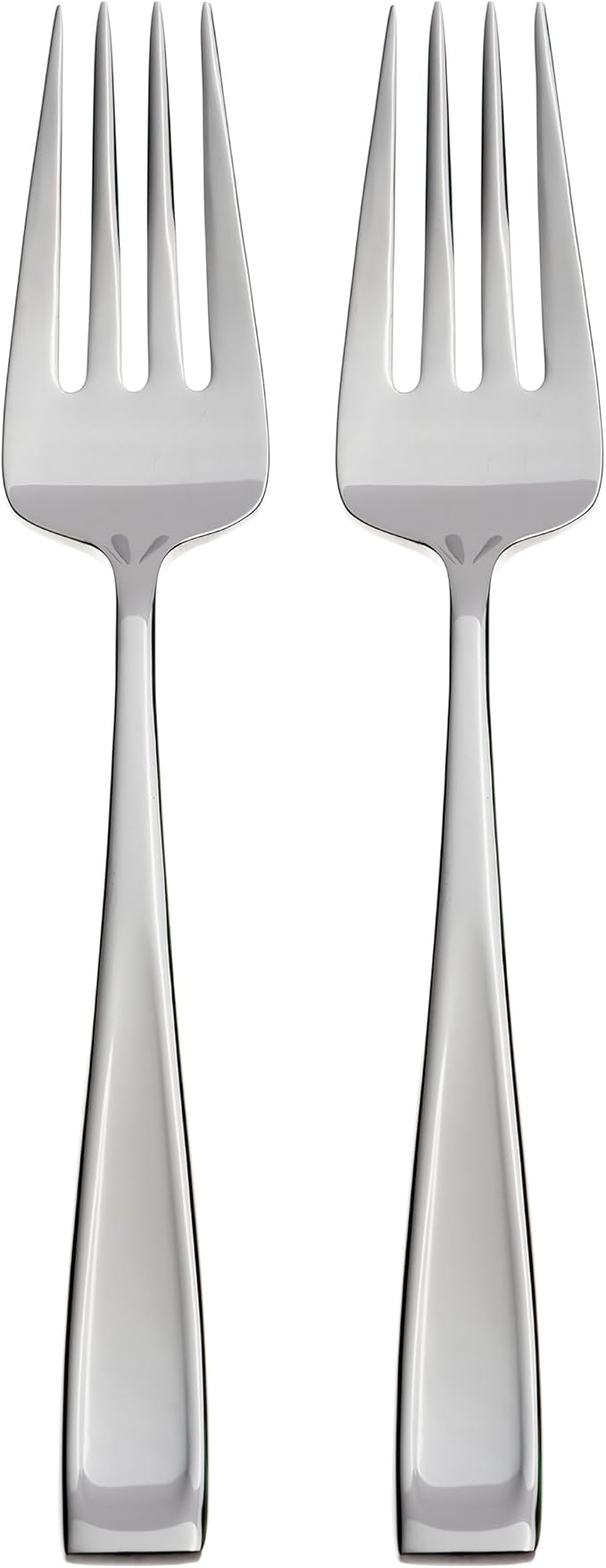 Oneida Moda 2-Piece Silverware Serving Forks, Flatware | silver, dishwasher safe | heavy duty, cutlery set for kitchen and dining, serving utensil set, wedding silverware by Oneida