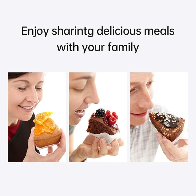 Silicone Dessert Mold Silicone Cake Mold Baking 8 Cavity Non Stick Multipurpose Baking Pan Easy Release Flexible with 8 Connected Cavities for Cakes Bread Chocolate Pizza (Red) - Image 9