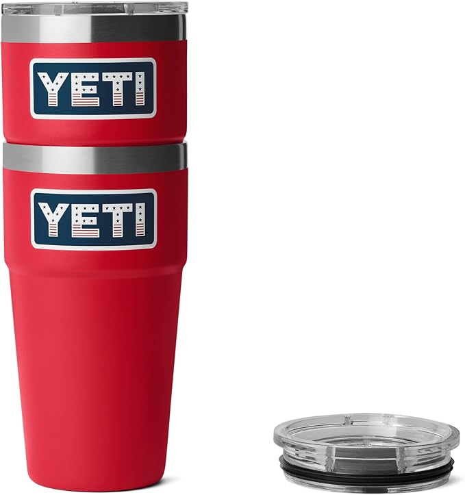 YETI Rambler 20 oz Stackable Tumbler, Stainless Steel, Vacuum Insulated with MagSlider Lid - Image 6