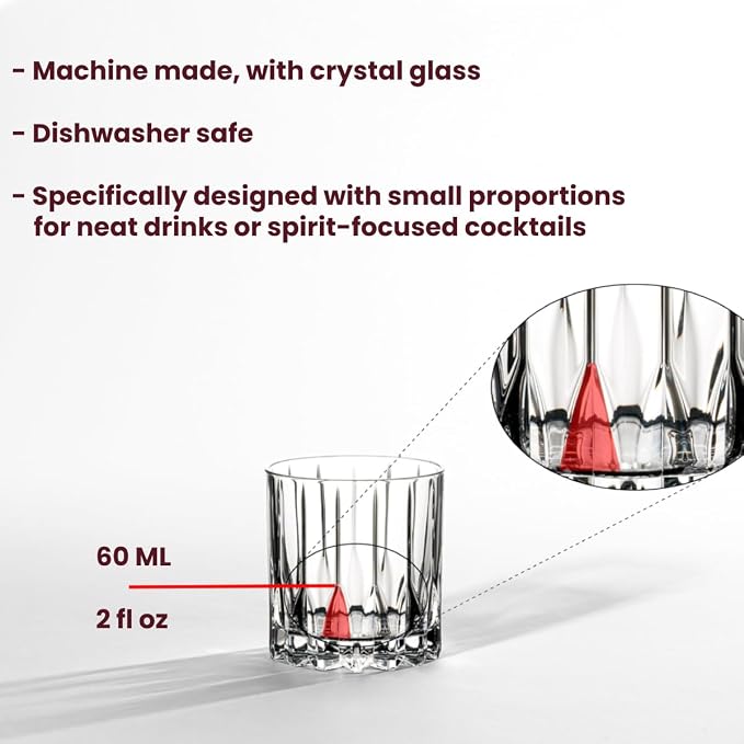 Riedel Drink Specific Glassware Neat Glass | Dishwasher safe - Image 3