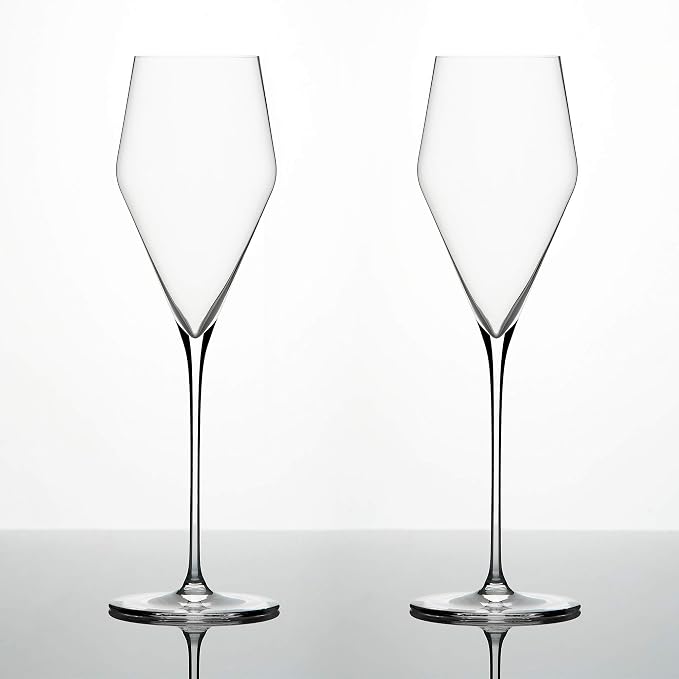 Zalto Denk'Art Champagne Hand-Blown Crystal Wine Glasses | Set of 2 by Zalto