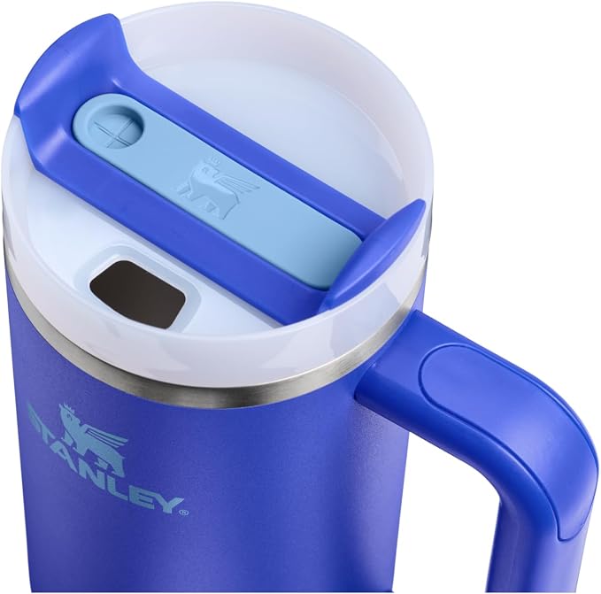 STANLEY Quencher H2.0 Flow State Tumbler, 30 oz, Cobalt | Handle and Straw | 3-Position Lid | Cup Holder Compatible for Travel | Insulated Stainless Steel Cup | BPA-Free - Image 2