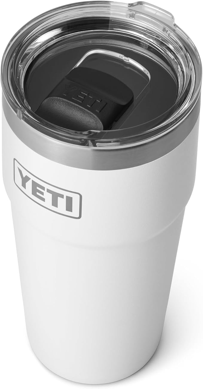 YETI Rambler 20 oz Stackable Tumbler, Stainless Steel, Vacuum Insulated with MagSlider Lid - Image 3