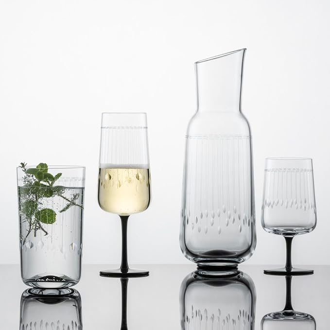 Zwiesel Glas Handmade Glamorous Crystal Glass, 11 Ounce Champagne (Set of 2), Clear - Image 2