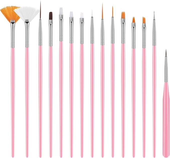 30 Pcs Cake Painting Brushes, Cake Decorating Brushes Food Paint Brush Fondant Sugar DIY Tools Set Cake Decorating Tools Cookie Brushes Set Stocking Stuffers for Bakers