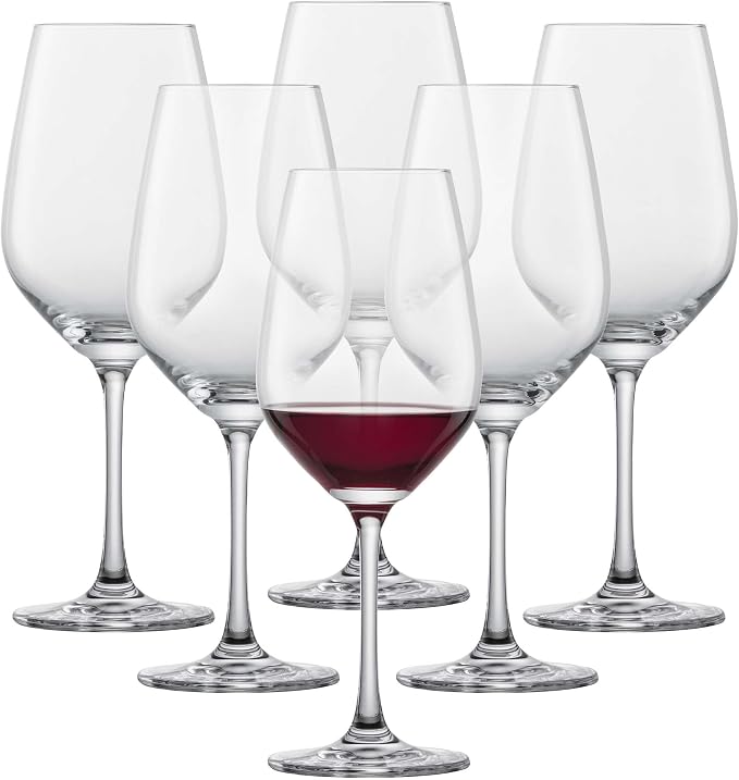 SCHOTT ZWIESEL Forté Red Wine Glass (Set of 6), Burgundy Glasses for Red Wine, Dishwasher-safe Machine-made Tritan Crystal Glasses, Made in Germany (13.5 Ounce) by Unknown