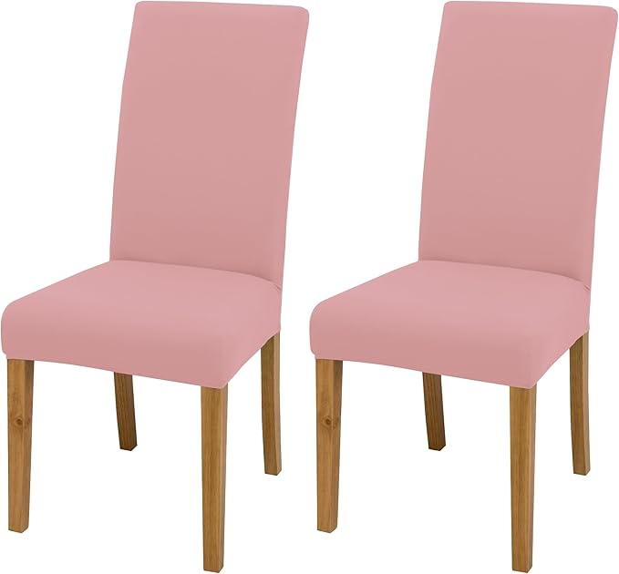 Dining Chair Covers, Stretch Seat Covers, Washable Furniture Protector | Washable, Stretch Fit, Soft, Non Slip, Dining Chair Covers, Seat Protector, Furniture Protector by BIETYONE