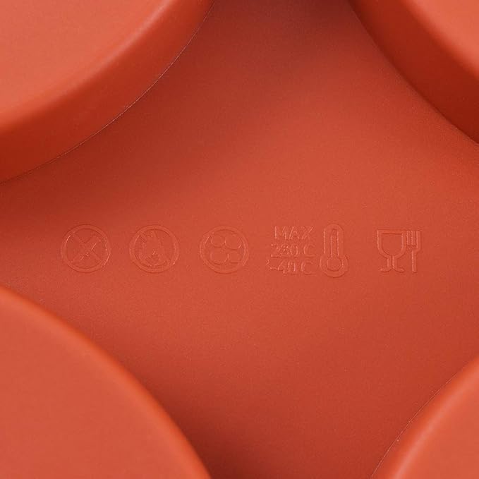 Newk Silicone Round Cake Molds, 4 Inch Silicone Molds for Baking Layer Cake, Resin Coasters, Eggs Pie, Handmade Soap - 4"