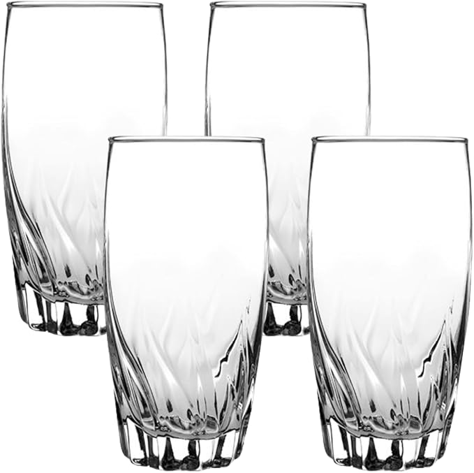 Anchor Hocking Central Park Drinking Glasses (4-Pieces, 16-ounce, dishwasher safe) by AnchorHocking