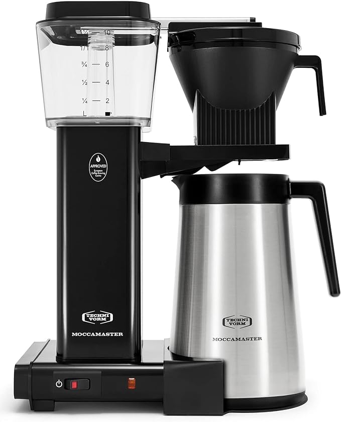 Technivorm Moccamaster 79314 KBGT thermal Carafe 10-Cup Coffee Maker 40 Ounce, Black 1.25l by Unknown