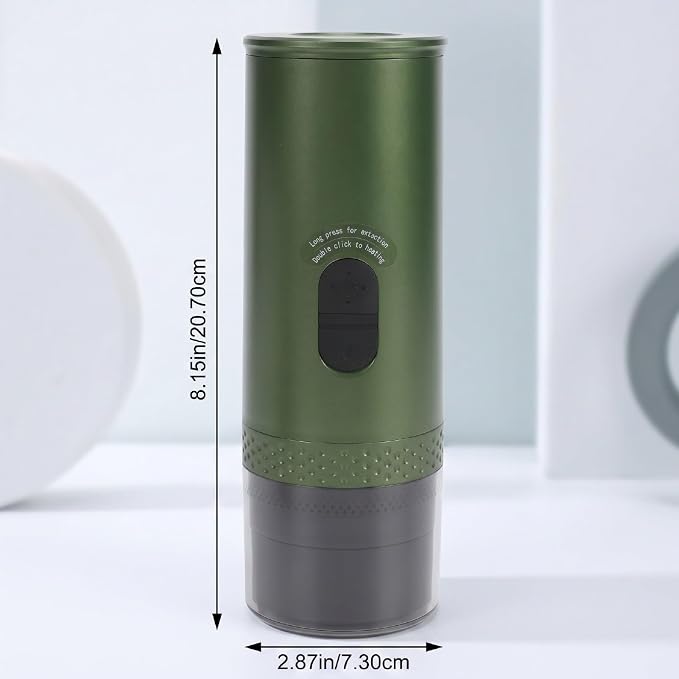 ZJchao Portable Rechargeable Capsule Coffee Machine with 20 Bar Pressure Fast Heat Up, for Travel Camping Adventure - Image 6