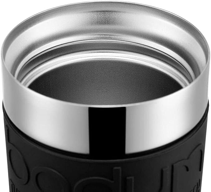 Bodum 11068-01 Vacuum Travel Mug, 0.35 L - Small, Black 1 Count (Pack of 1) - Image 3
