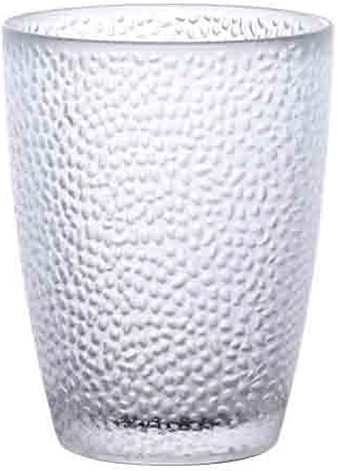 drinking glassware Stackable Heat-resistant Water Cup for Juice Beer(Clear,Small) by Unknown