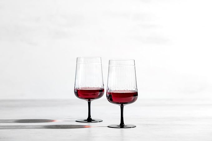 Zwiesel Glas Handmade Glamorous Crystal Glass, 16 Ounce Cabrenet (Set of 2), Clear - Image 3
