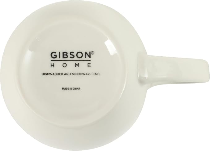 Gibson Home Great Essentials 16 Ounce Porcelain Coffee Mugs - Set of 6 - Cups for Latte, Hot Tea, Cappuccino, Mocha, Espresso, Cocoa - Image 7