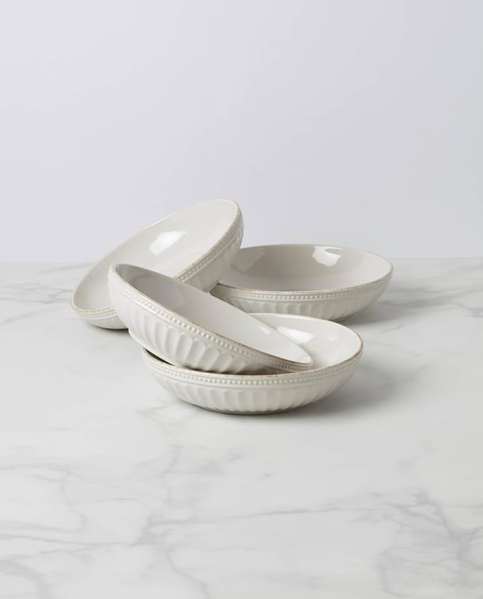 Lenox 895708 French Perle Groove Pasta Bowls, Set Of 4 - Image 2
