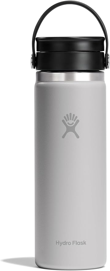 Hydro Flask Flex Sip Coffee Tumbler – Insulated Stainless Steel, Non Spill, Leak Proof Travel Coffee Cup 20 Oz Birch Gray by Unknown