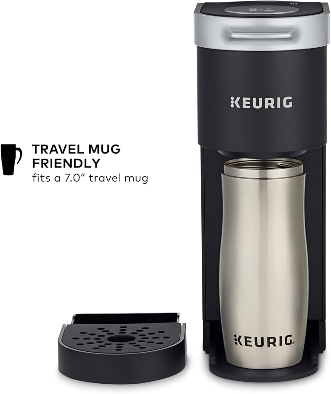Keurig K-Mini Single Serve K-Cup Pod Coffee Maker, 6 to 12oz Brew size, with Cord Storage, Perfect for Small Spaces, Black | Cord Storage, Small Spaces - Image 6