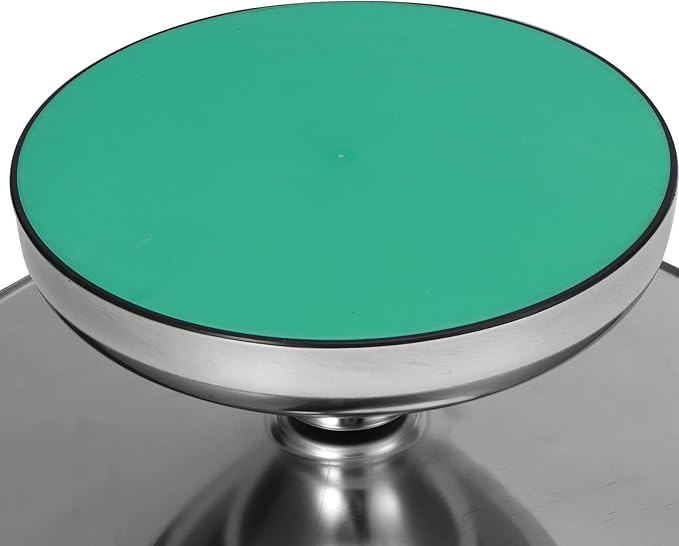 Acouto Revolving Cake Stand 304 Stainless Steel Revolving Cake Base Stand Turntable Kitchen Baking Accessory 30cm Decorating Home & KitchenKitchen & DiningDining &