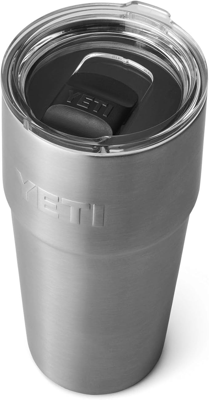 YETI Rambler 20 oz Stackable Tumbler, Stainless Steel, Vacuum Insulated with MagSlider Lid - Image 3