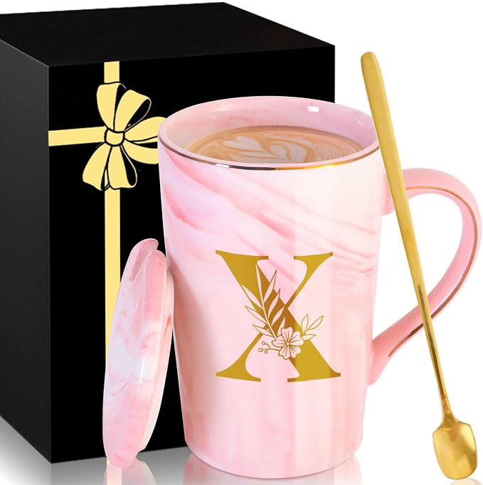 Personalized Ceramic Coffee Mug Custom with Lid Tea Cup Gifts Women Female Teacher for Birthday Christmas Holiday Xmas Personalized Unique Inexpensive Present Im Sorry You Are My Sunshine,X by MNZZ