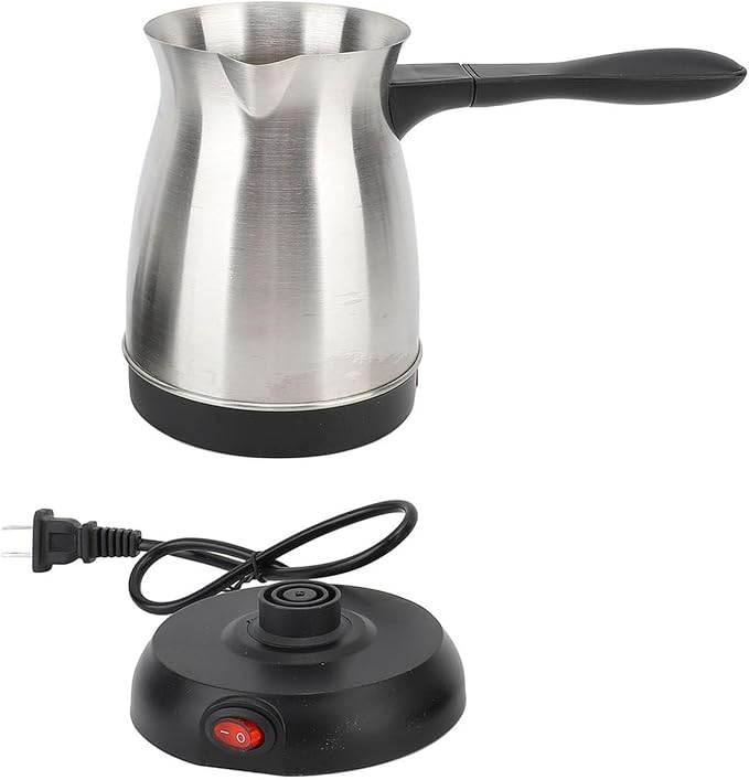 Arabic Coffee Maker Electric Coffee Pot 600ML Stainless Steel Turkish Maker Ergonomic Handle for Home and Warmer - Image 7