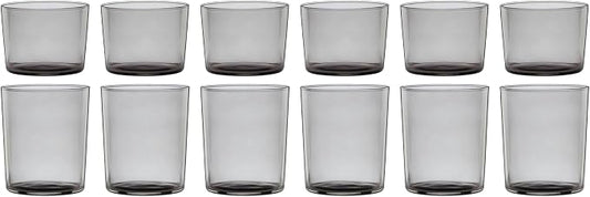 Oneida 895978 Stackables Smoke Drinkware, Set Of 12 by Oneida