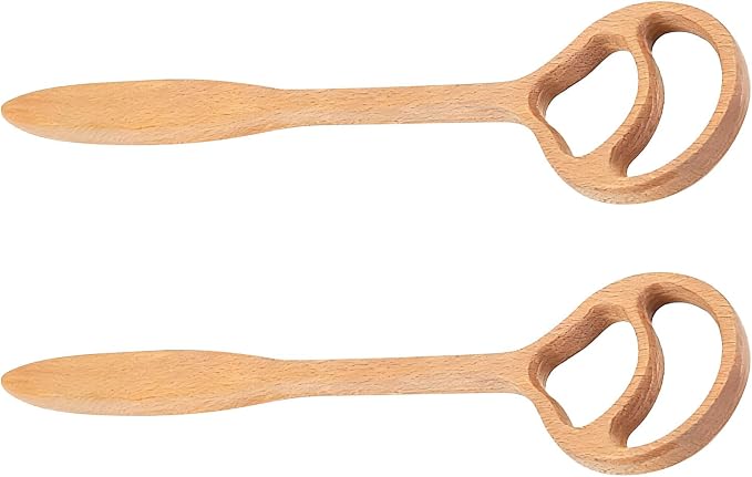 Bread Making Tool with Face for and Secure Kitchen Use Wooden Baker Tool - Image 4