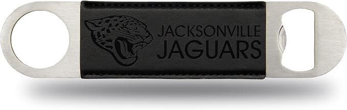 Rico Industries NFL Laser Engraved Bar Blade Faux Leather Laser Engraved Bar Blade - Great Beverage Accessory for Game Day by RicoIndustries
