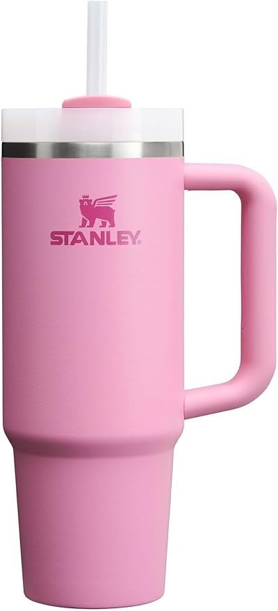STANLEY Quencher H2.0 Flow State Tumbler, 30 oz, Peony | Handle and Straw | 3-Position Lid | Cup Holder Compatible for Travel | Insulated Stainless Steel Cup | BPA-Free by Unknown