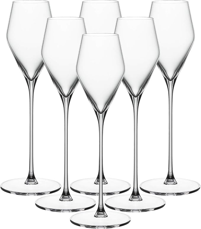 Spiegelau Definition Digestive Glass, Clear - Elegant Crystal Barware for Fine Spirits & Liquors - Machine Made, Durable & Dishwasher Safe - 136ml Capacity (Pack of 6) by Spiegelau