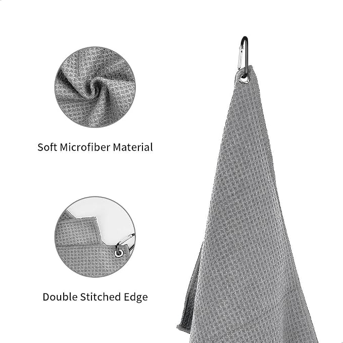 watchget Microfiber Cleaning Cloth,Barista Micro Cloth 4 Pack Grey | Barista Towels Espresso Towel Espresso Machine Cloths,Steam Wand Cloth,Kitchen Cleaning Cloth Waffle Weave(12"x12") - Image 3