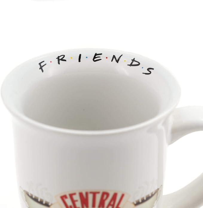 Silver Buffalo Friends Central Perk Logo Wide Rim Ceramic Mug, 16 Ounces - Image 4