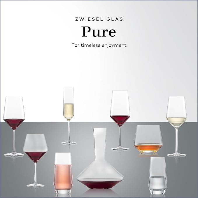 Zwiesel Glas Pure Tumbler (Set of 6), Drinking Glasses for Several Beverages, Dishwasher-Safe Machine-Made Tritan Crystal Glasses, Made in Germany (12 Ounce) - Image 4
