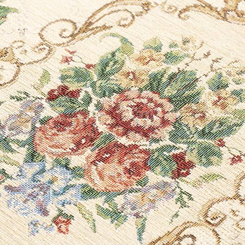 Vintage Traditional & Modern Rugs Home Decor Collection Floral Design Large Carpet for Bedroom, 55'' x 79'', Rural Flower - Image 4