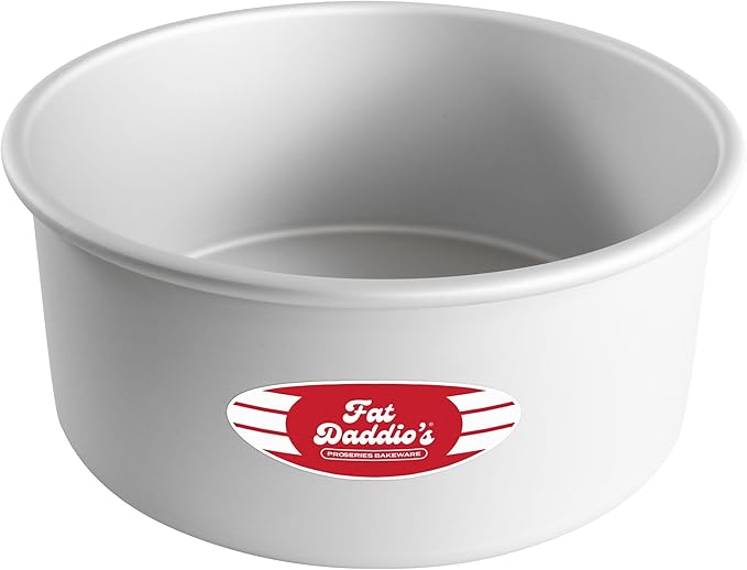 Fat Daddio's Anodized Aluminum Round Cake Pan, 9 x 4 Inch by FatDaddios