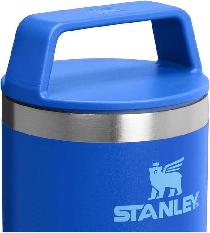 STANLEY Cafe To Go Travel Mug 20 oz | Leakproof Two-Part Drink Through Lid | Tumbler Cup for Coffee, Tea and Drinks | Insulated Stainless Steel Coffee Mug | BPA-Free | Cobalt - Image 4