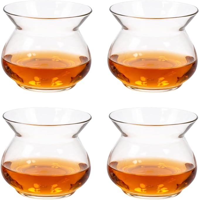 Neat Glass Artisan Spirits Glasses 4 Pack | Official Competition Judging Glass | European Crystalline Smooth Nosing Experience Reveal Subtle Aromas & Complexities Tasting Glass for Evaluating Spirits by ARSILICA
