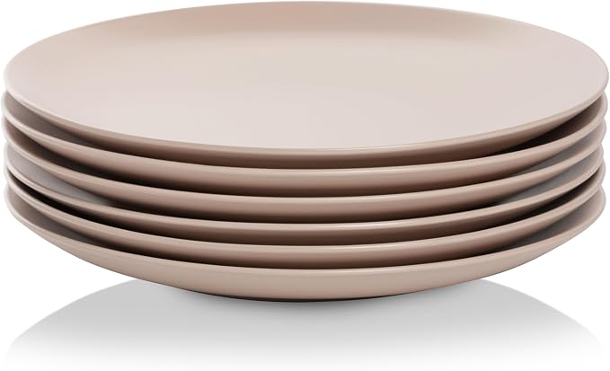 10 Strawberry Street Wazee Matte Coupe Dinnerware, Dinner Plate, Blush, Set of 6 - Image 3