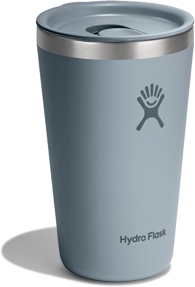 Hydro Flask All Around Tumbler Press-In Lid, Insulated Travel Mug, Stainless Steel Coffee Cup 16 Oz Shale Gray - Image 2