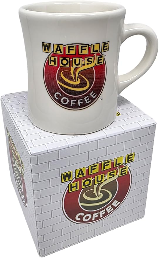 Waffle House Classic Coffee Mug in Gift Box – 9 oz Ceramic Diner-Style Cup – Iconic Logo, Ideal Gift for Coffee Lovers by WaffleHouseOfficial