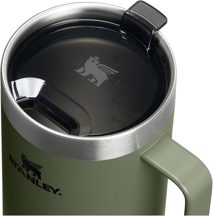 STANLEY The Everyday Suburban Mug | 16 oz | Drink Through Lid | Cup for Coffee, Tea and Drinks | Insulated Stainless Steel Coffee Mug | BPA-Free | Dried Pine - Image 2