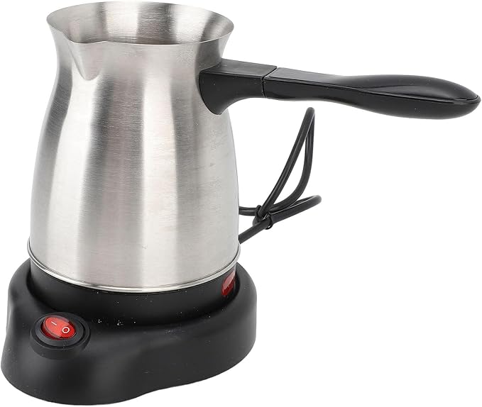 Volt Turkish Coffee Electric Turkish Coffee Maker 600ml Stainless Steel Multifunctional Machine for Tea Milk by LUCKDANO